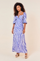 Vestido My Place est zebra ikat 