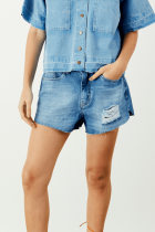 Shorts ALLS curto jeans lav media 