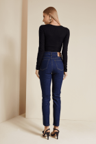 Calça ALLS jeans skinny amaciada 