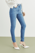 Calça ALLS skinny jeans regina lav blue 