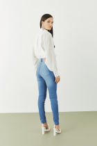 Calça ALLS skinny jeans regina lav blue 