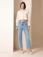 Calça ALLS jeans girlfriend denim 