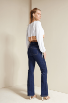 Calça ALLS jeans boot cut amaciada 