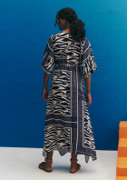 Vestido CaCay max midi com túnel est las cebras