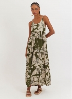 Vestido Cantão alça est blooming 
