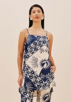 Blusa CaCay alongada com fenda 