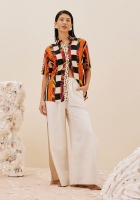 Calça CaCay pantalona despojada 