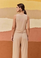 Calça CaCay reta lisa 