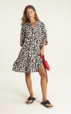 VESTIDO CURTO ESTAMPA DANCARINAS 