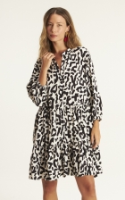 VESTIDO CURTO ESTAMPA DANCARINAS 