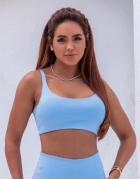 F465-TOP CONFORTO ALCAS RETAS COM BOJO REMOVIVEL, ALCAS LARGAS COM ELASTICO, TECIDO SUPLEX, F460