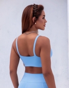 F465-TOP CONFORTO ALCAS RETAS COM BOJO REMOVIVEL, ALCAS LARGAS COM ELASTICO, TECIDO SUPLEX, F460