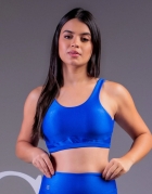 F536-TOP CONFORTO SABRINA, ALCAS RETAS COM DECOTE QUADRADO NAS COSTAS