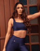 F509- TOP REFORCADO COM ALCAS RETAS, DECOTE QUADRADO