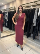 826067 - VESTIDO FRANZIDOS LATERAIS