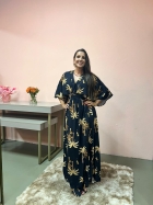 1378 - VESTIDO LONGO - G - BANANEIRA FLO