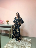 1378 - VESTIDO LONGO - G - BANANEIRA FLO