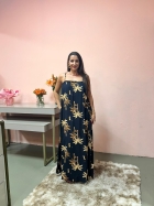 1947 - VESTIDO MIDI - M - BANANEIRA FLO