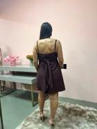 265027- VESTIDO CURTO AMARRACAO ALFAIATARIA