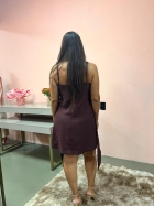 265027- VESTIDO CURTO AMARRACAO ALFAIATARIA