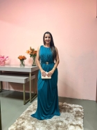45233-- VESTIDO ELAE DET FIVELA ATHENA