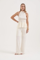 9037399LP40242 - CALCA ANARRUGA OFF-WHITE 42