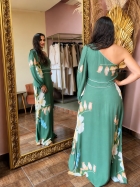 1962 - VESTIDO LONGO - M - MATA VERDE