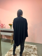 9038524LP - PONCHO TRICOT TEXTURIZADO