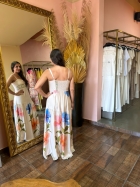 VESTIDO DEC V FLOR ESTAMPADO