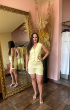 CONJUNTO COLETE E SHORT