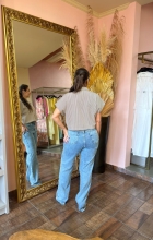 CALCA JEANS RETA