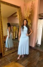 01971 - VESTIDO TULE DRAPEADO