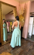 VESTIDO LONGO AMARRACAO CELINA
